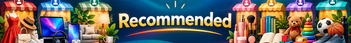 Recommended — shop products from multiple vendors and categories